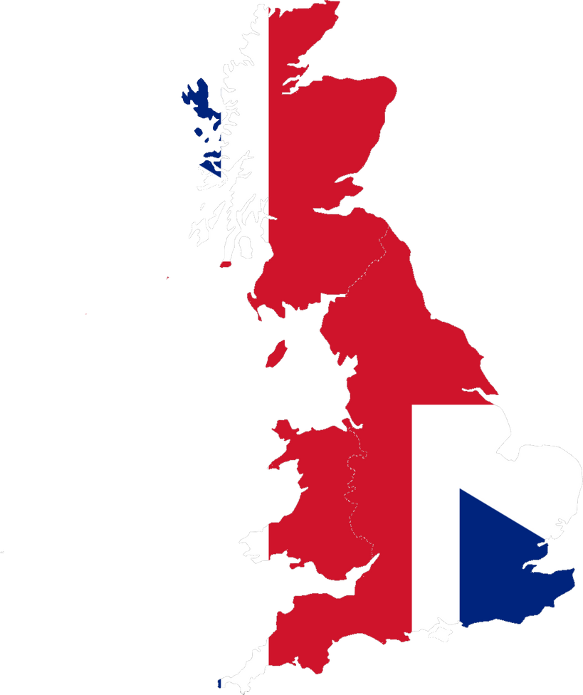 Britain Deviantart Flag map of the Kingdom of Great Britain by CTGYTDevianart on DeviantArt