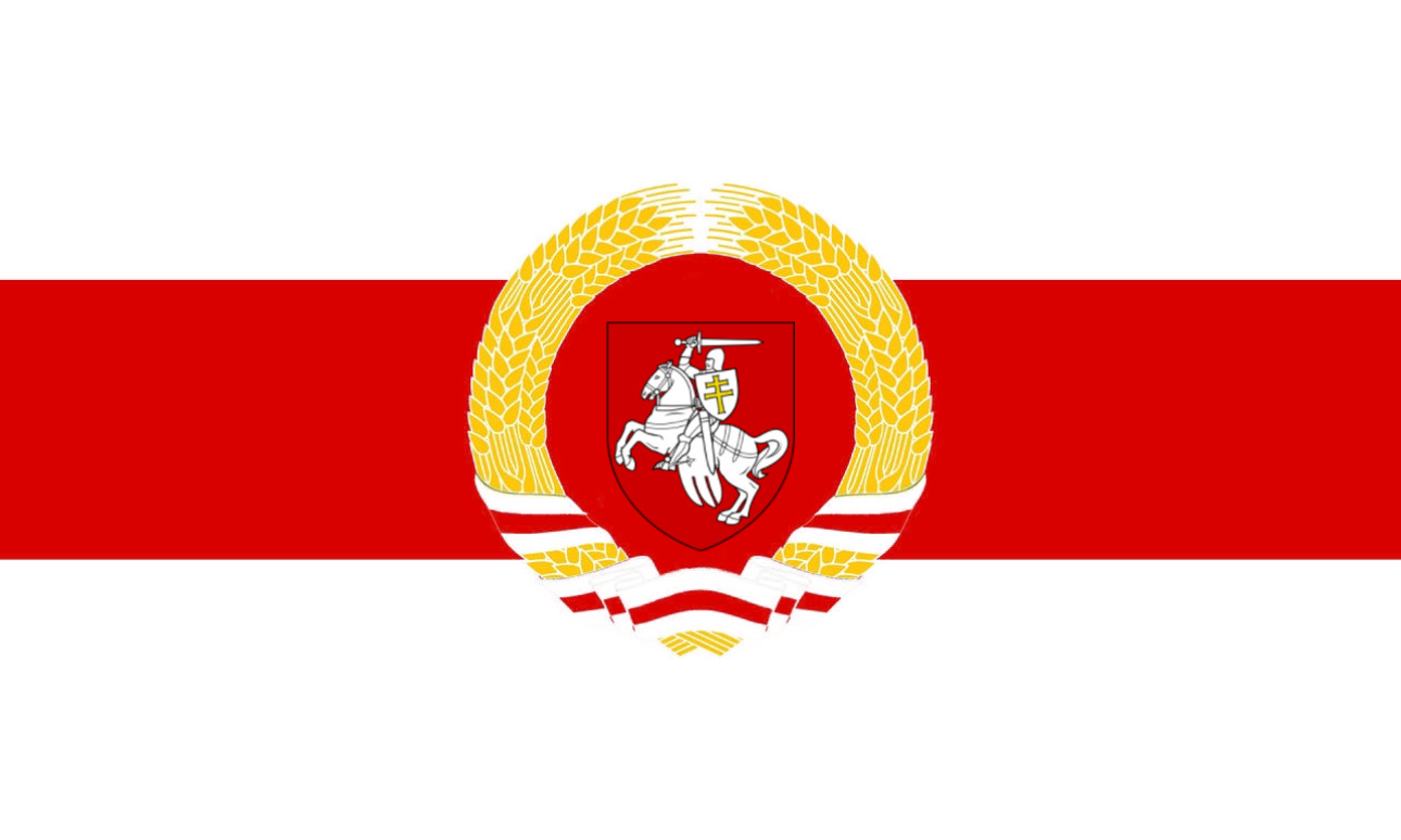 Free Russia flag+Gold Russian State coat of arms by CTGonYT on