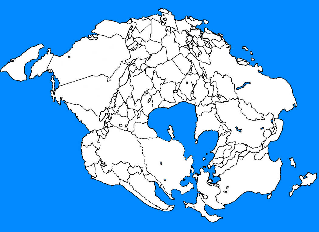 Blank Pangea Proxima map with borders by CTGYTDevianart on DeviantArt