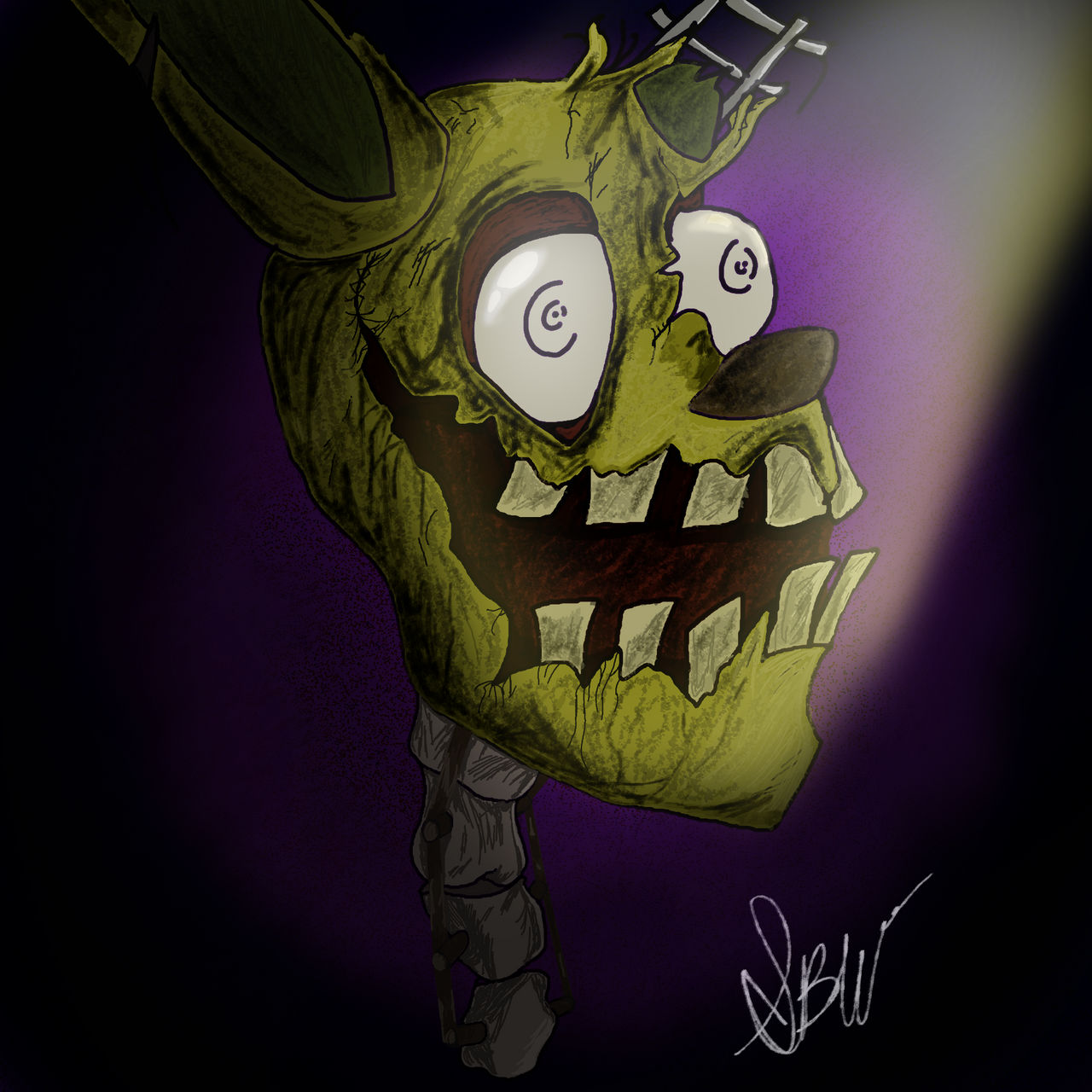 A Springtrap Head by Sawhoags on DeviantArt