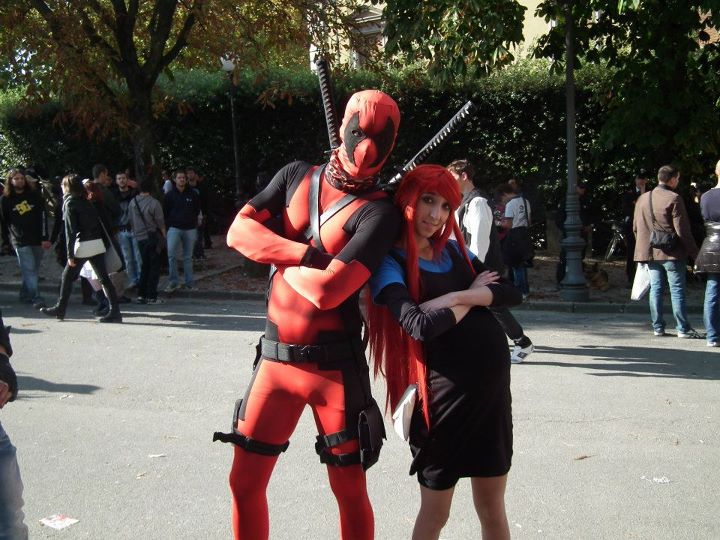 Deadpool and Kushina two red hot