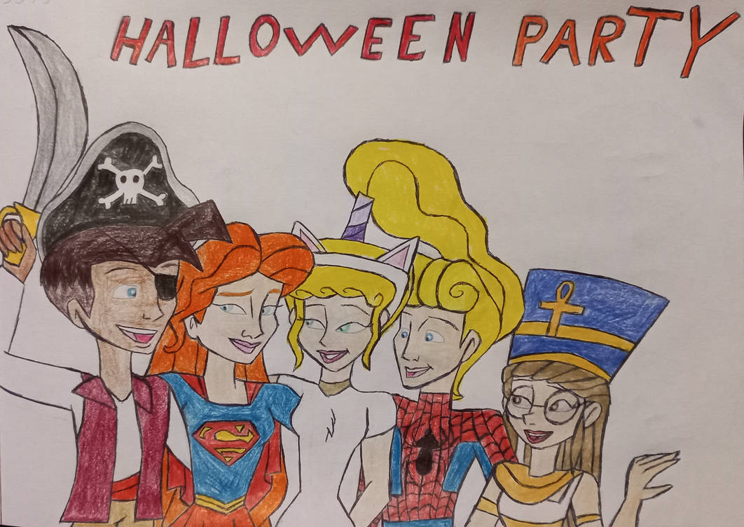 Party Template Deviantart Halloween Party by Vikkiedraws18 on DeviantArt