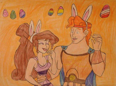 Happy Easter Hercules And Meg
