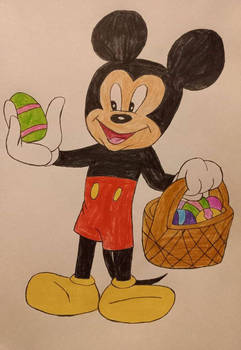 Happy Easter Mickey Mouse
