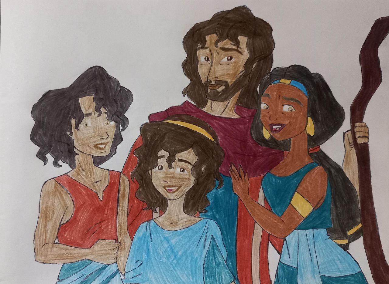 Moses And His Family