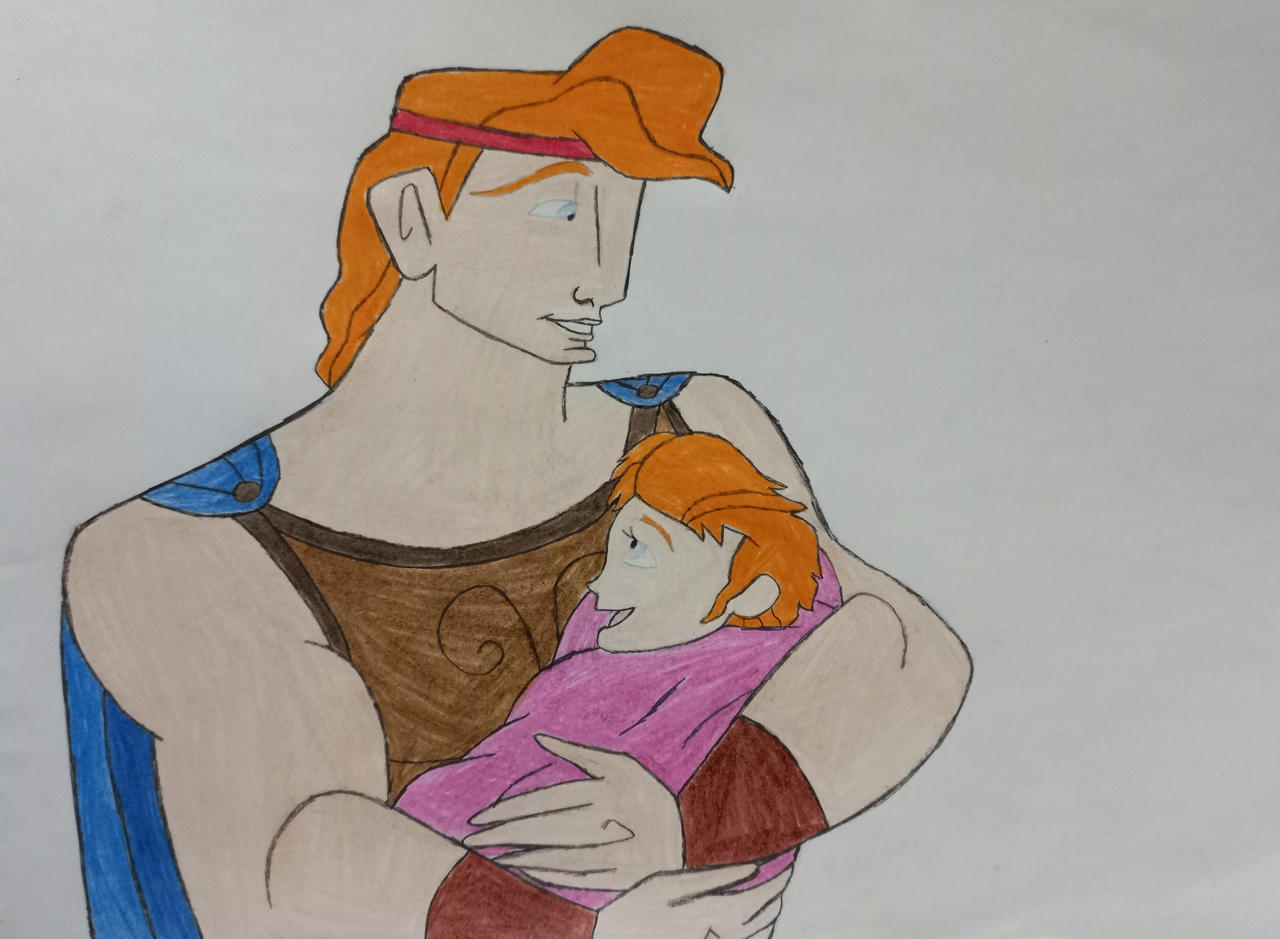 Hercules And A Newborn Macaria