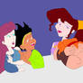 Hercules, Meg, Icarus And Cassandra