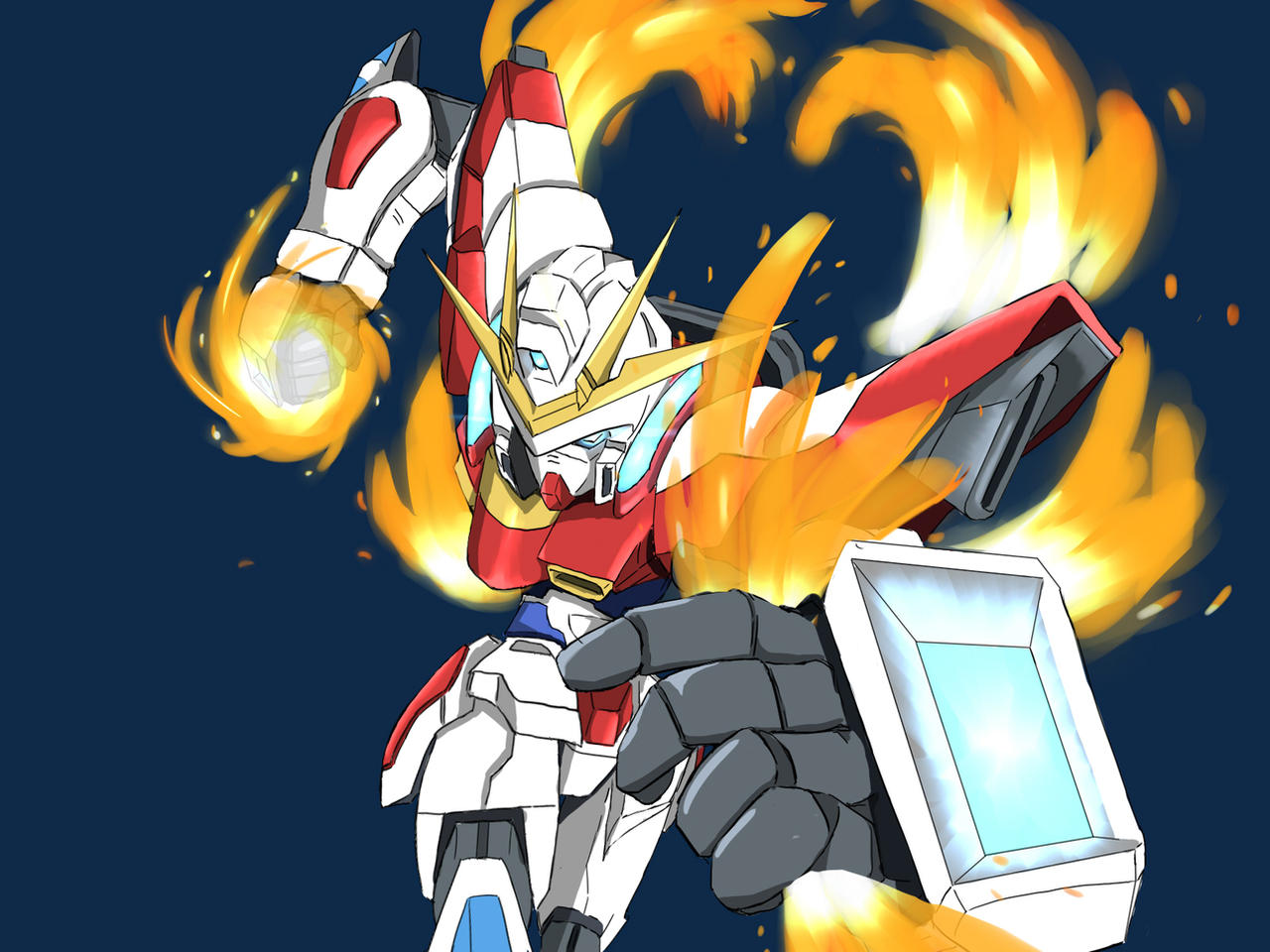 Build Burning Gundam by datalyf on DeviantArt
