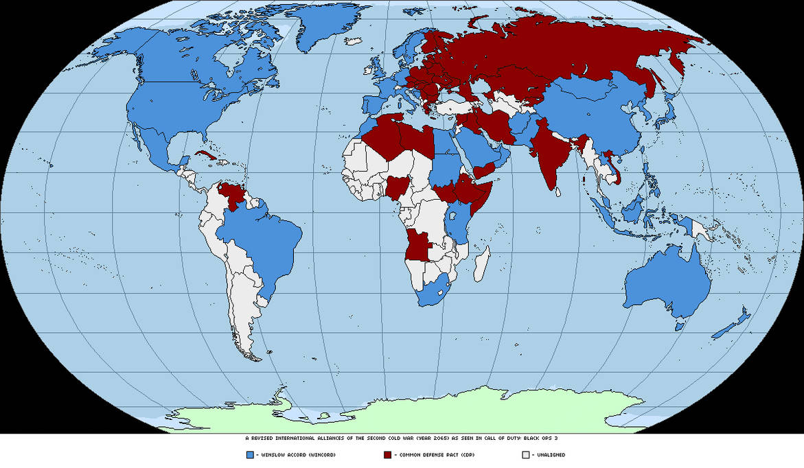 Cod Cold War Map Rotation CoD:BOIII - Revised Third Cold War Political Map by RavenZero-One on ...