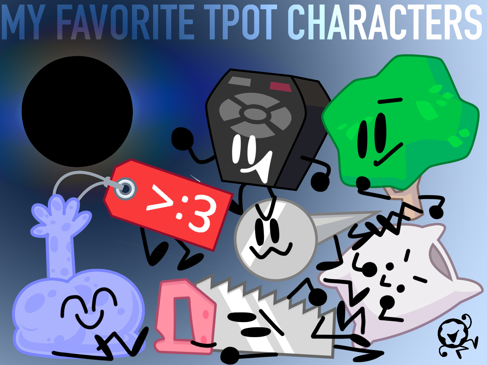 Favorite TPOT Characters. by PancakeAndKlasky on DeviantArt