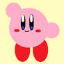 Kirby MSPaint doodle using the circle tool