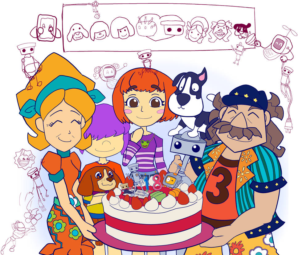 Chibi-Robo's 18th Anniversary drawing by ChibiCookie64 on DeviantArt