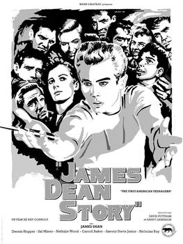 The James Dean Story movie poster