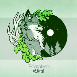 Happy foxtober 03 - forest