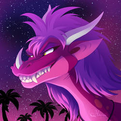 Artfight - 80s Dragon