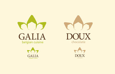 Galia and Doux Logos