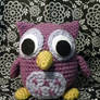 Purple Owl Amigurumi