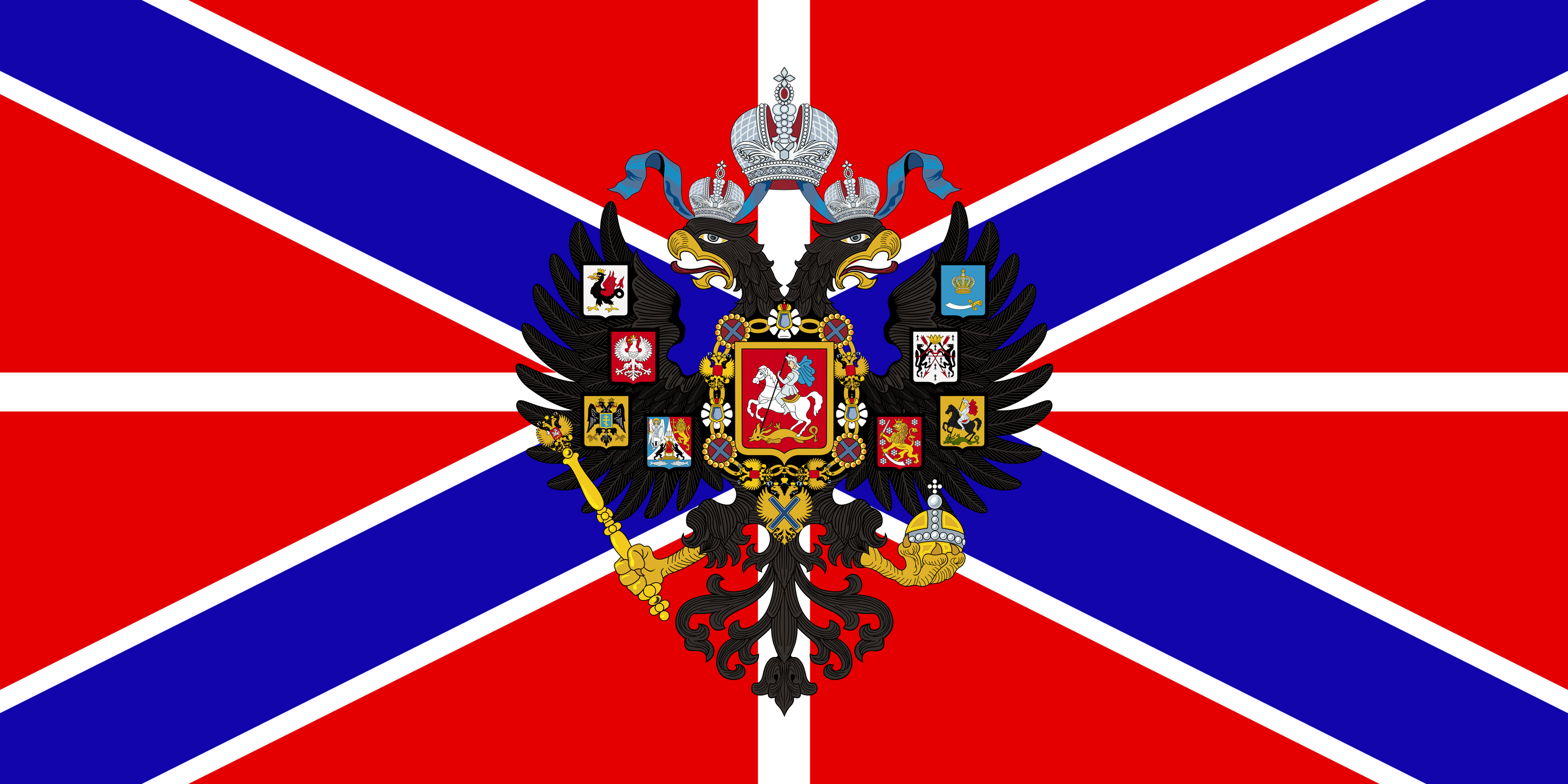 Flag of the Russian Dominion (Alternate) by RedRich1917 on DeviantArt