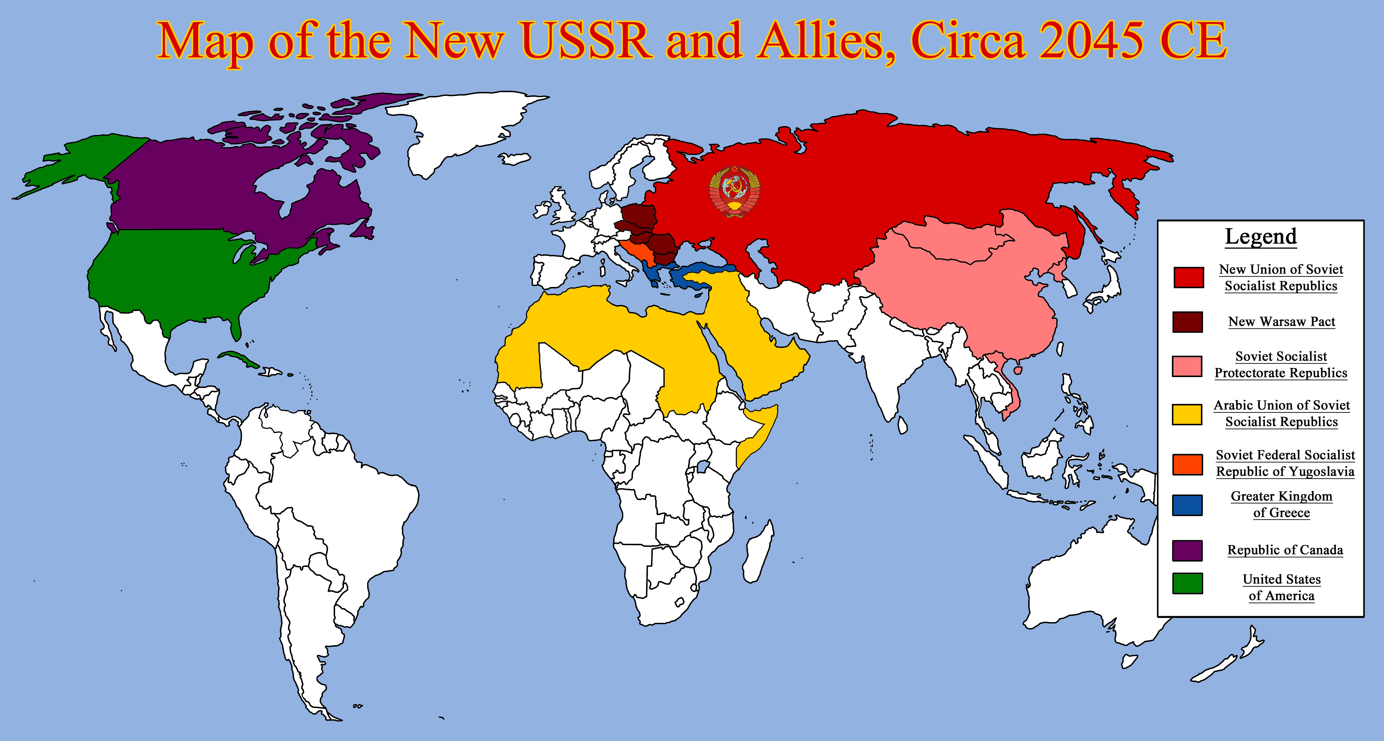 Ussr Map Cold War