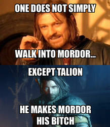 One Does Not Simply Walk Into Mordor... Maybe?