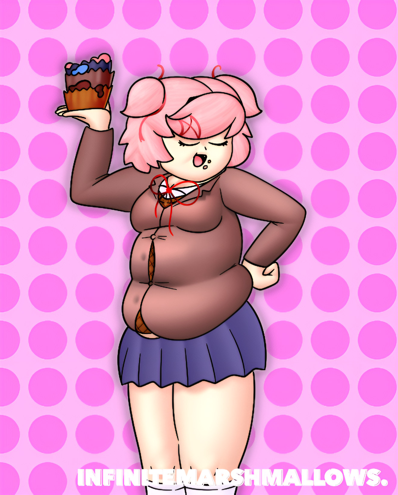 Natsuki Cube Natsuki Part 2 by InfiniteMarshmallows on DeviantArt