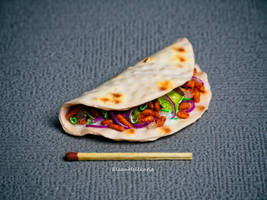 Polymer clay taco