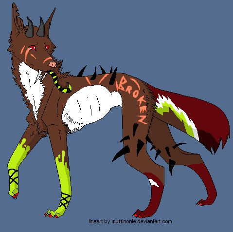 Mutant Wolf Adoptable