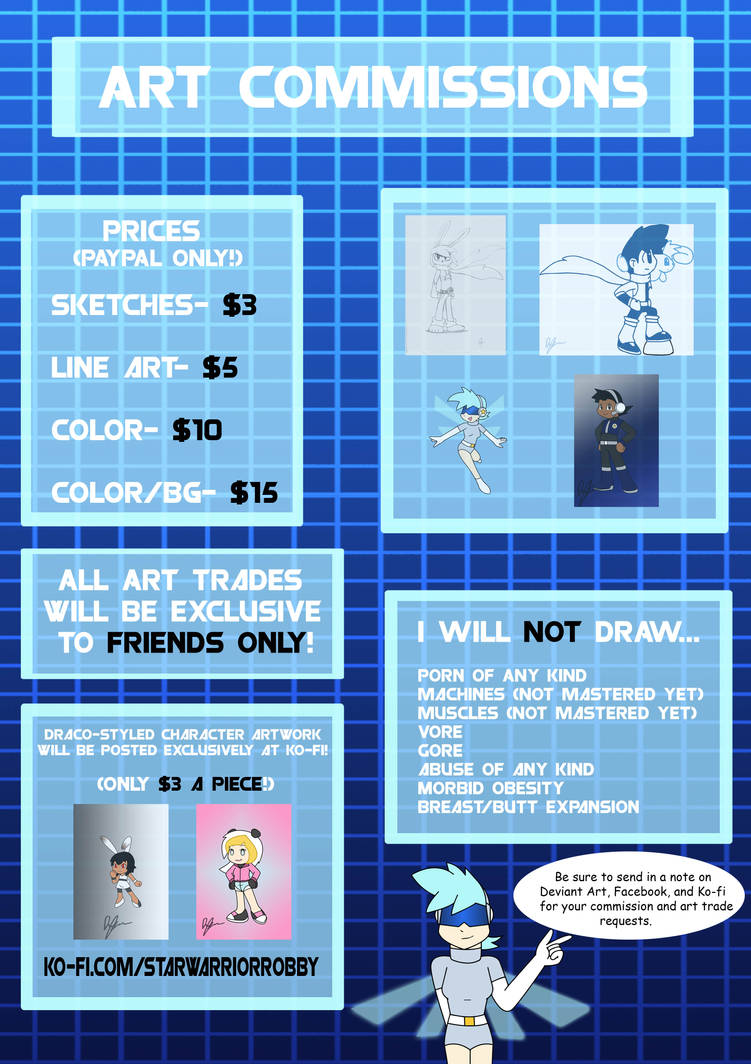 SWR Commissions Ad by StarWarriorRobby SWR Commissions Ad by StarWarriorRobby