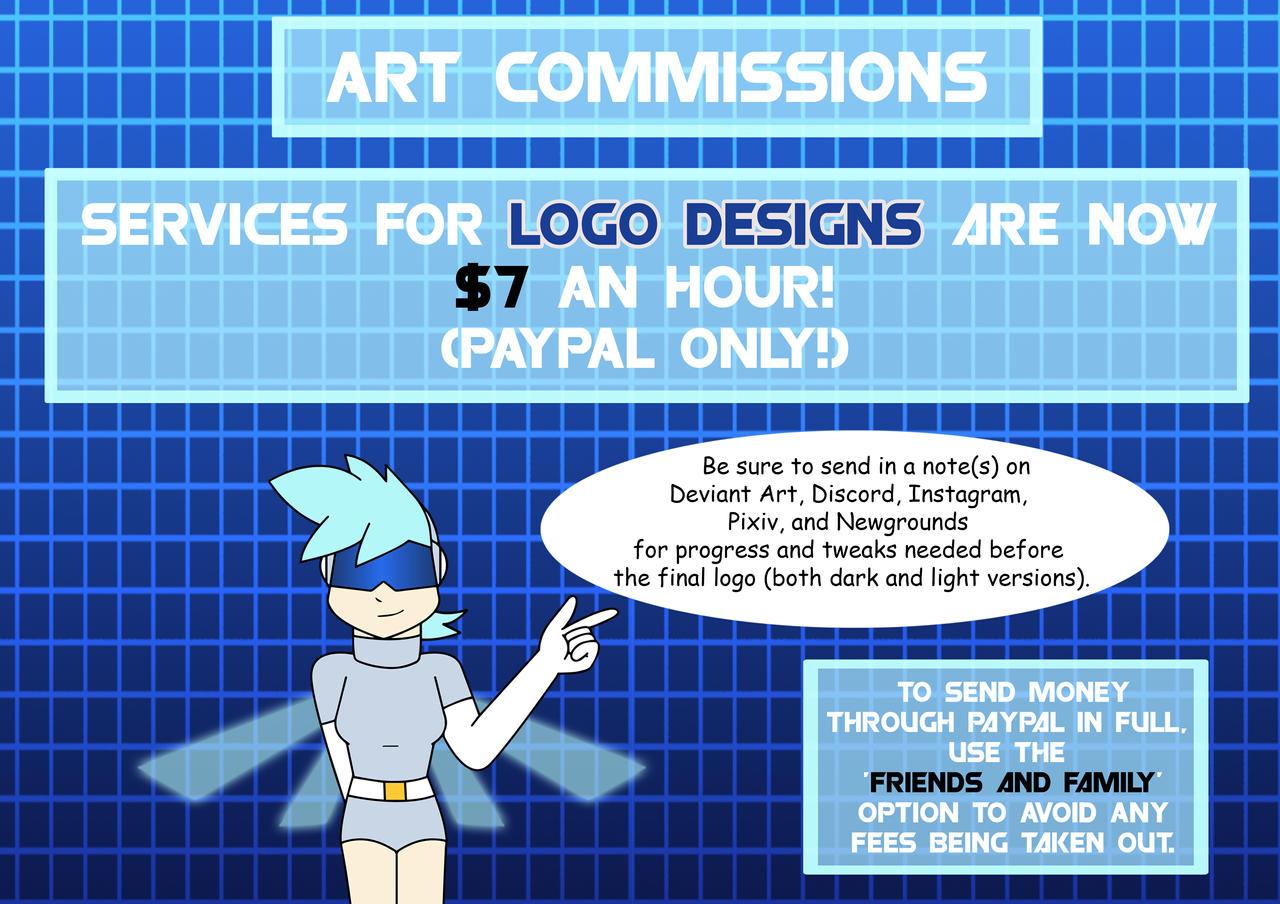 Swr Designs SWR Commissions Ad (Logo Designs) by StarWarriorRobby on DeviantArt
