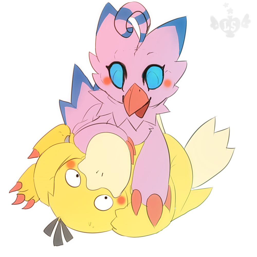 Biyomon Meets Psyduck