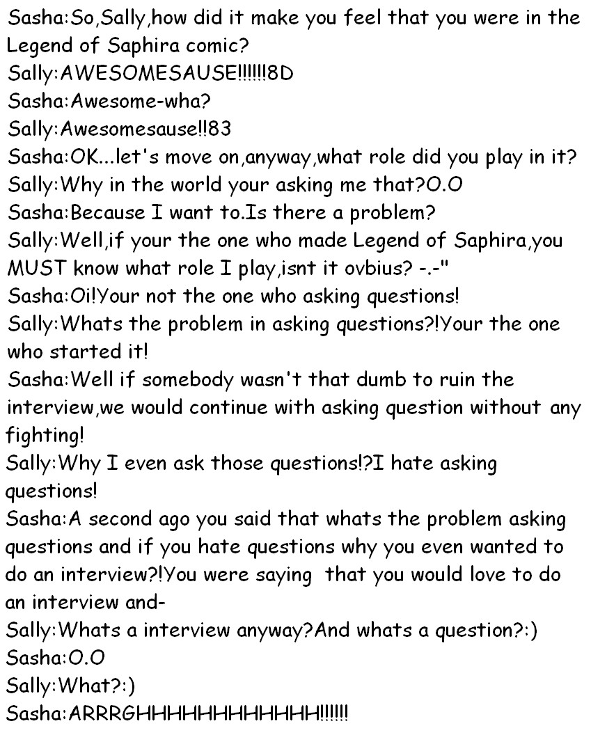 Sally interview