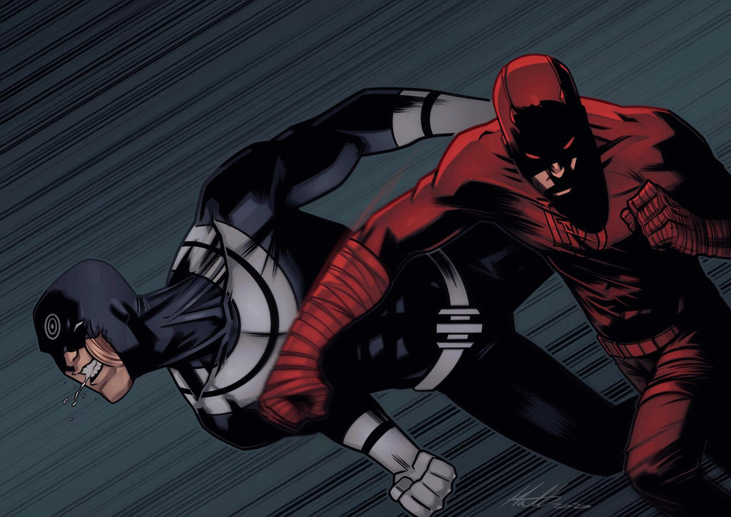Daredevil Vs Bullseye By MattDrawss On DeviantArt daredevil-vs-bullseye-by-mattdrawss-on-deviantart