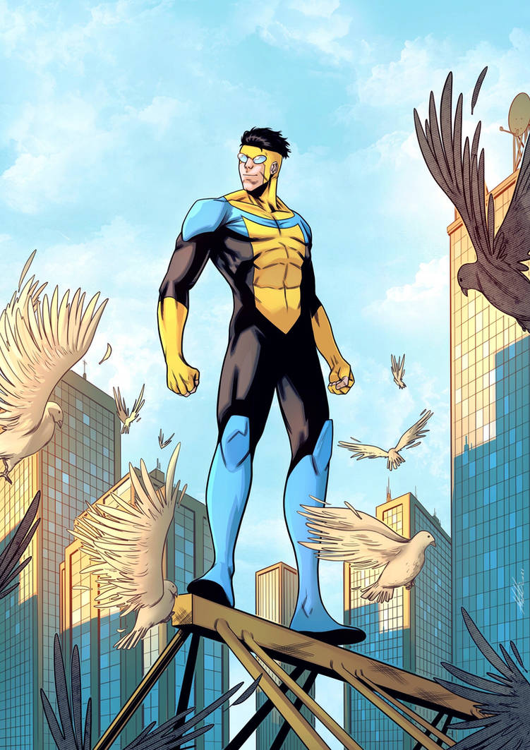 Tower Exploding Invincible Drawing Invincible by MattDrawss on DeviantArt