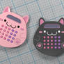 Cute kitty calculator