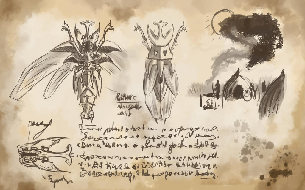 Razorbug Razorbug swarm by Ms-Striga on DeviantArt