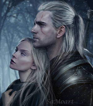 Geralt and Ciri