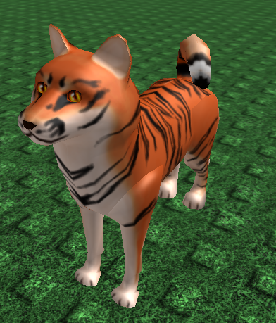Tiger Retexture On Roblox By Zeritens On Deviantart - dog mesh roblox