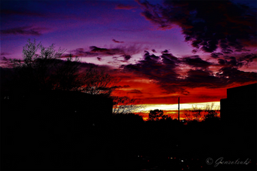 Winter Evening Sky by Gensotsuki