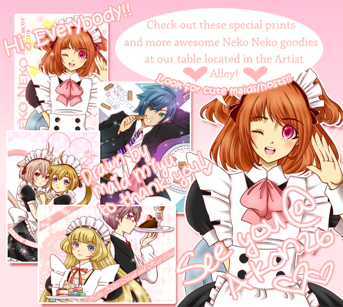 Neko Neko Maid and Host Club 2015 prints!