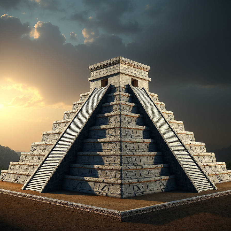 Aztec Pyramid Sc&tech Aztec Pyramid by claymoretink1991 on DeviantArt