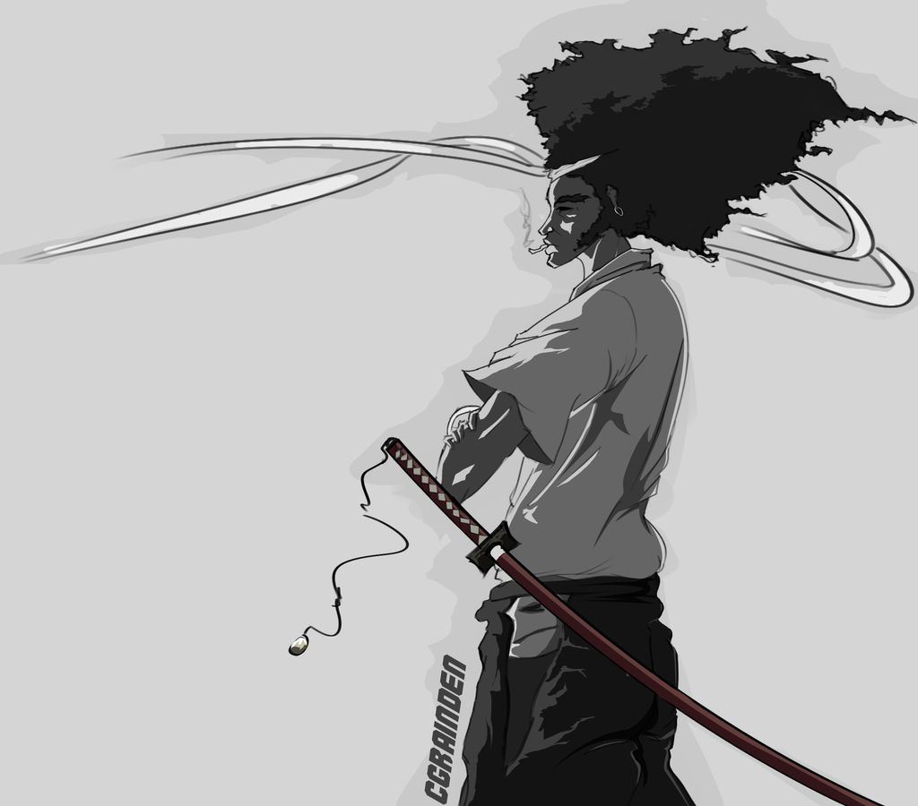 Afro Samurai by cgRainden on DeviantArt