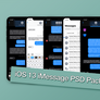 iOS 13 iMessage PSD Pack
