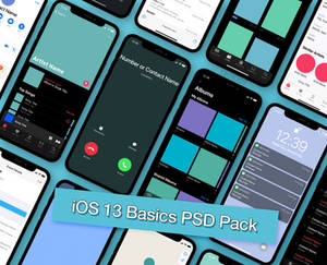iOS 13 Basics PSD Pack