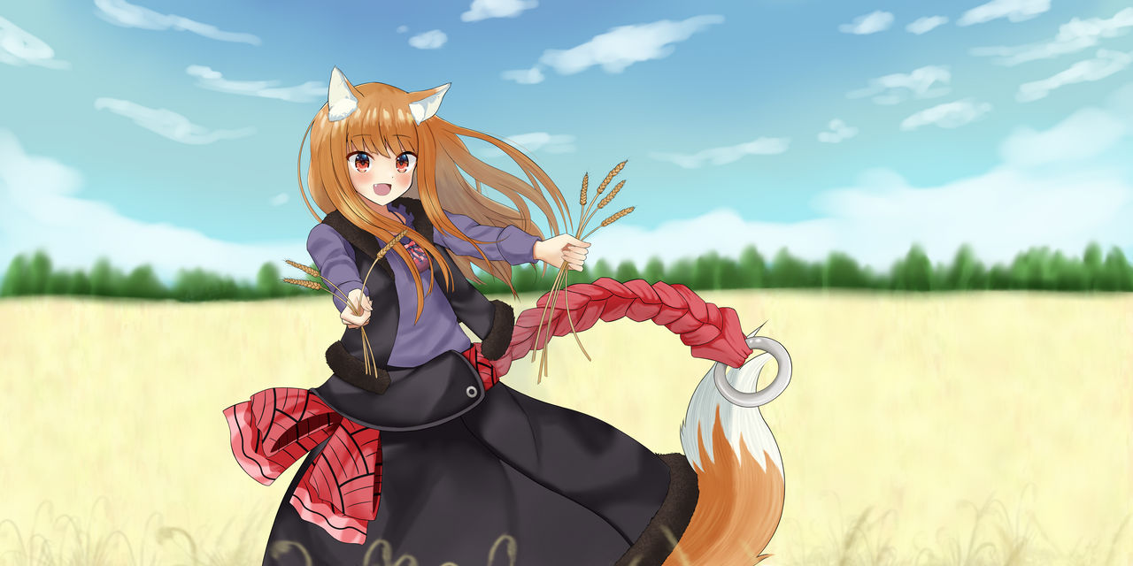 Holo Spice And Wolf By ImKAJ On DeviantArt holo-spice-and-wolf-by-imkaj-on-deviantart