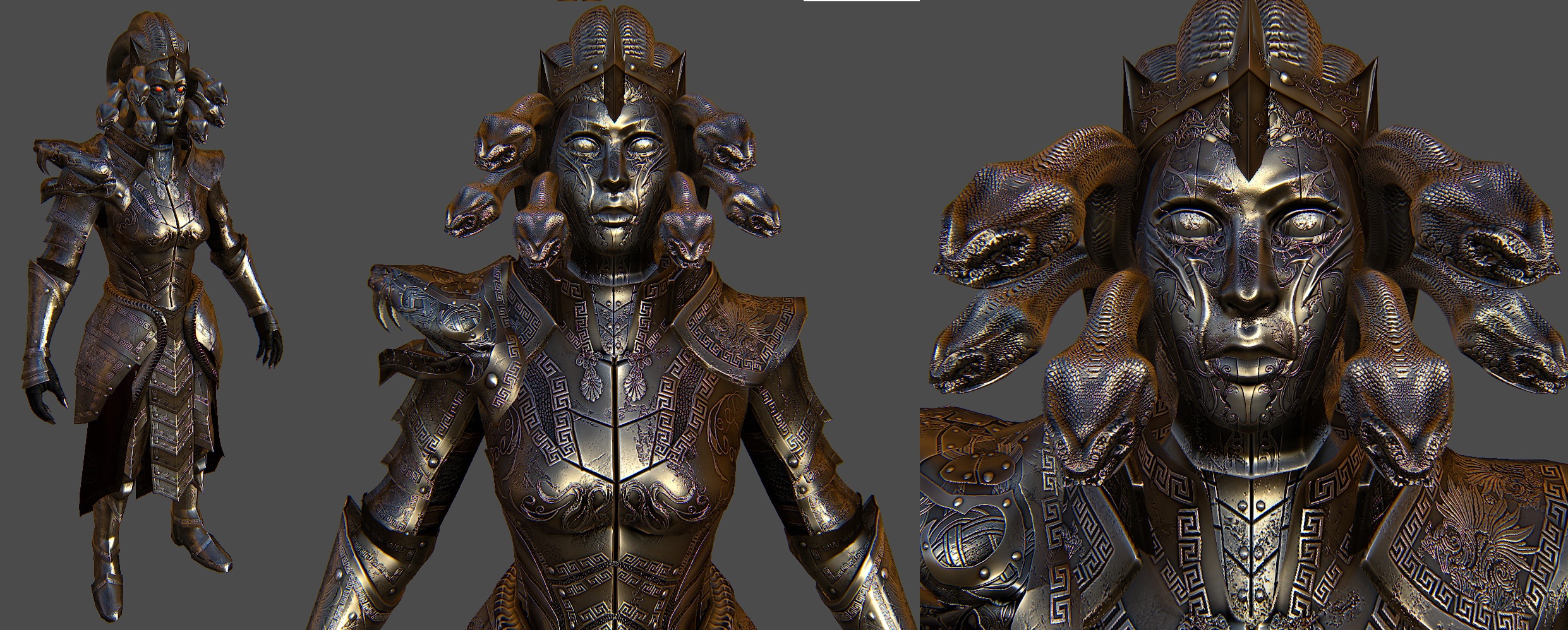 Medusa Armor For Skyrim 2