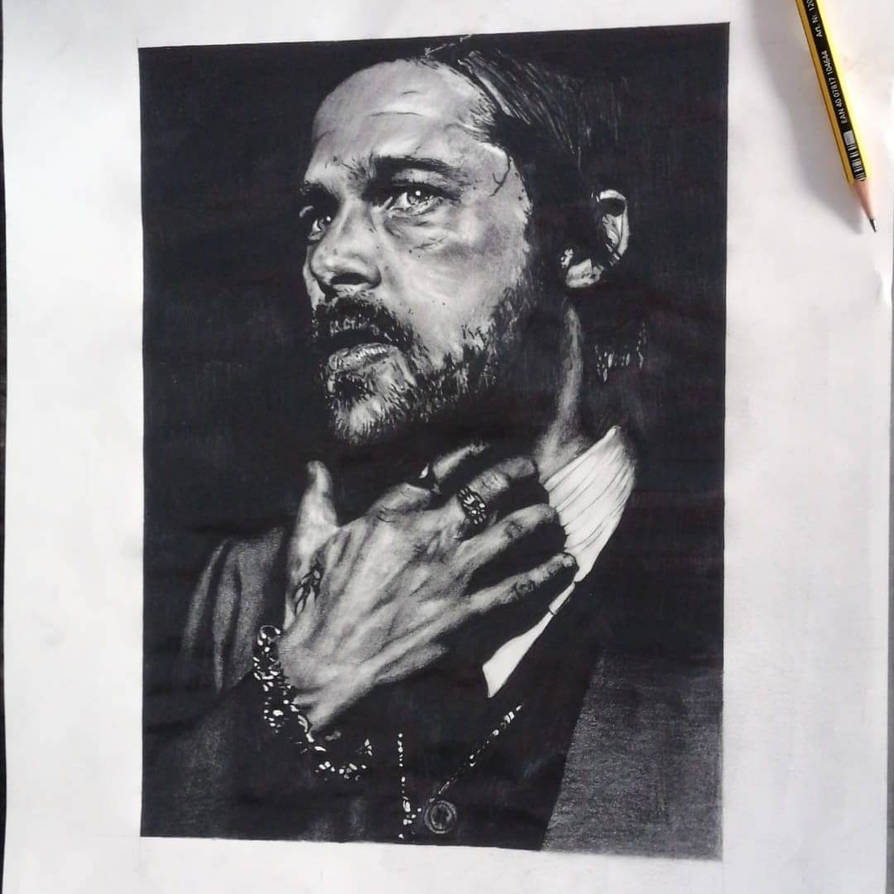 Brad Pitt Snatch Drawing by LucianoPeluaga on DeviantArt
