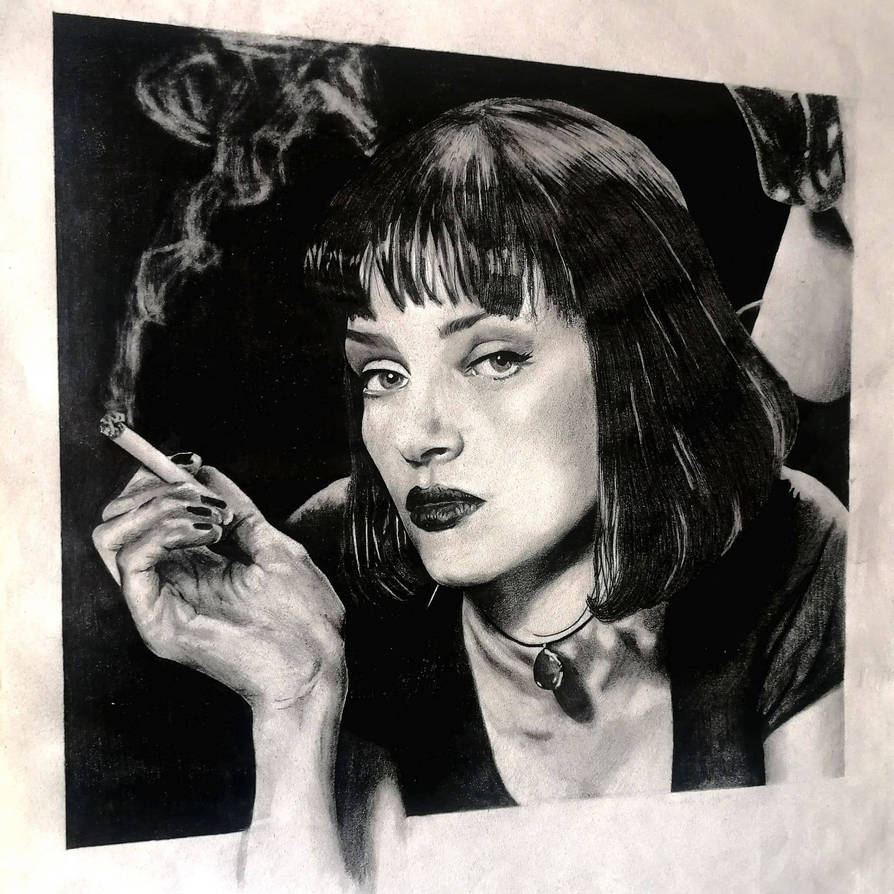 Pulp Fiction Drawing by LucianoPeluaga on DeviantArt
