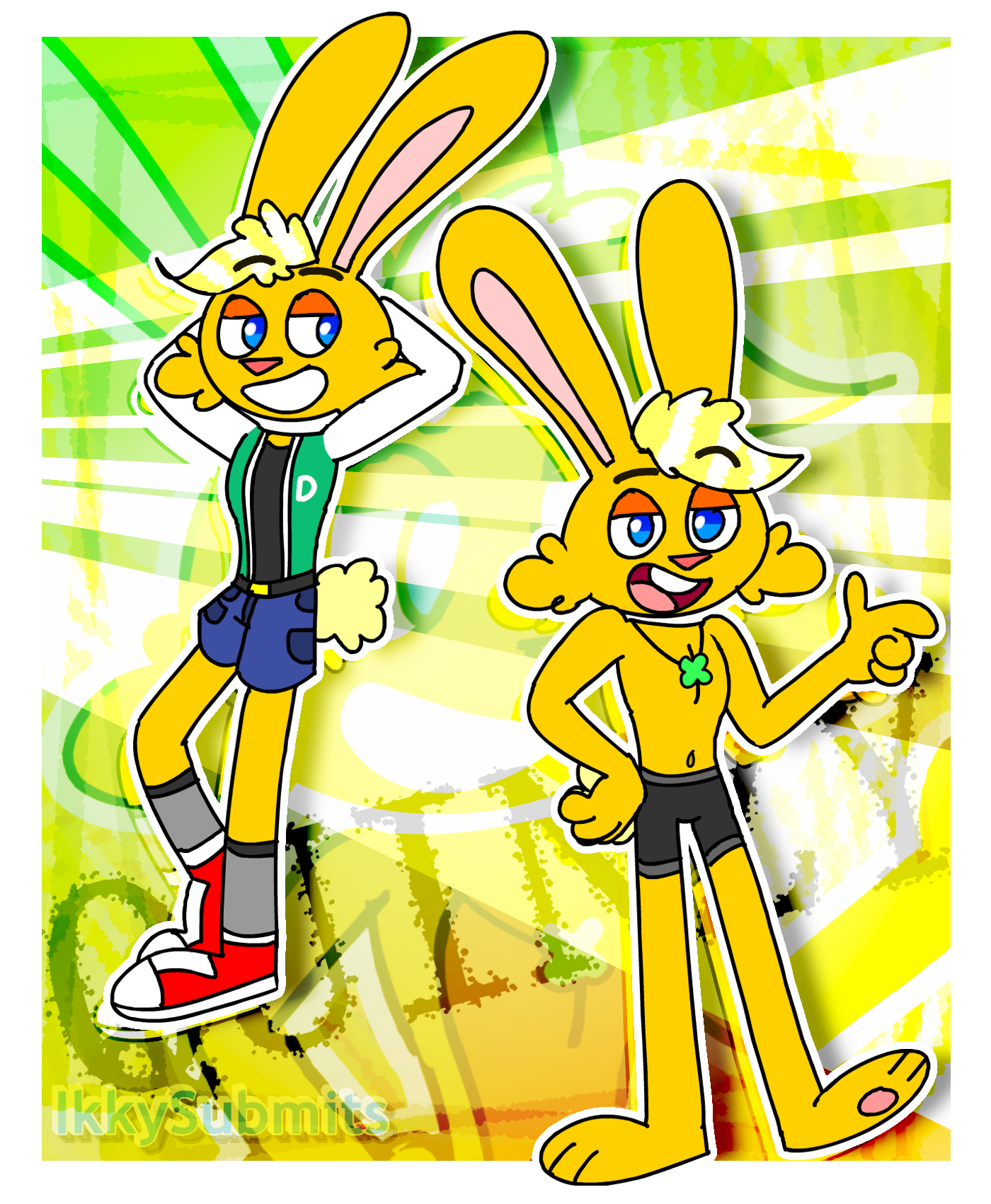 Uncomfrtable Rabbit The Coolest Rabbit by IkkySubmits on DeviantArt