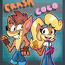 Crash and Coco Bandicoot