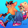 Crash and Coco Bandicoot